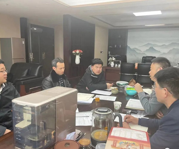 【中兰动态】市财政预算中心一行来我司调研指导工作